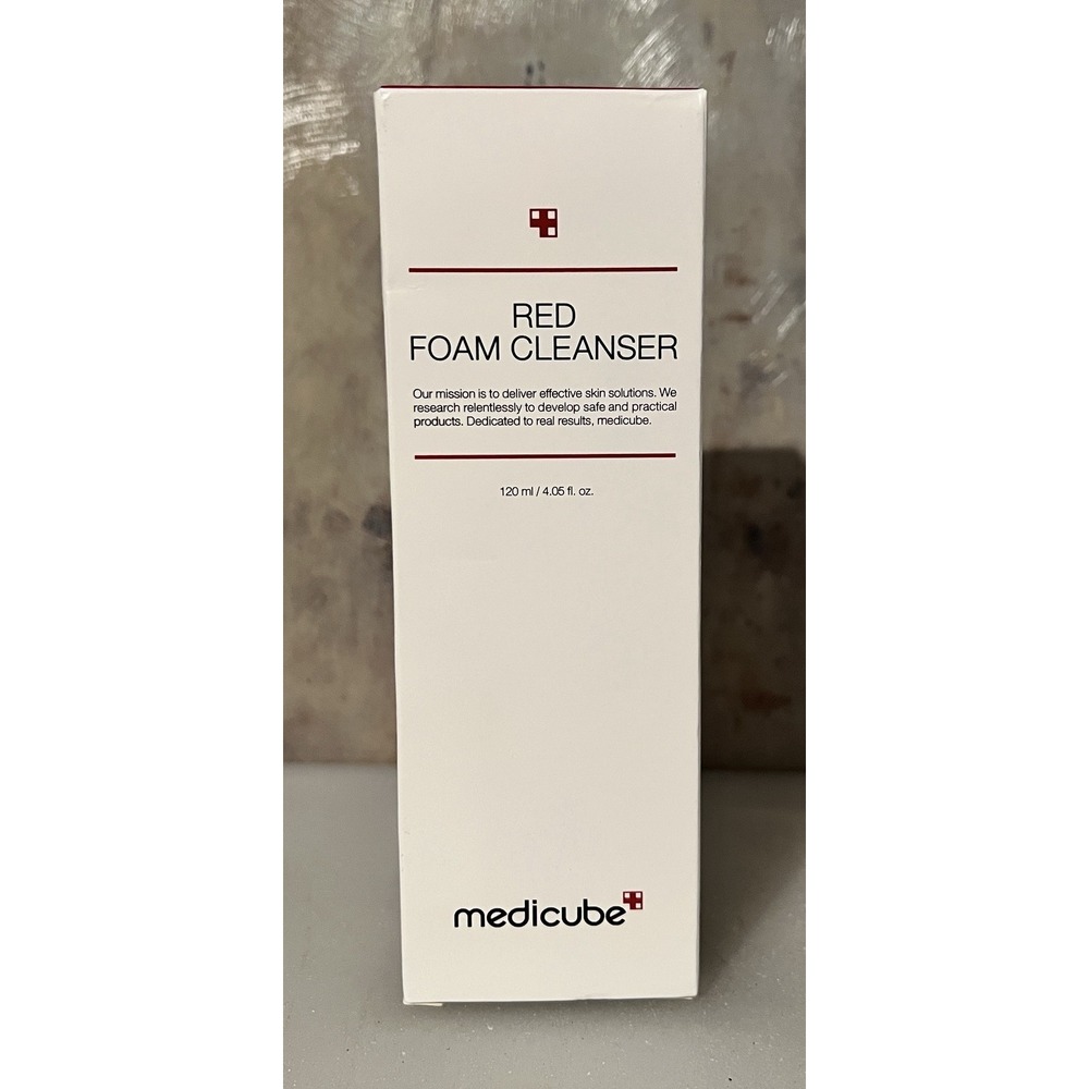 Medicube Red Foam Cleanser Unisex 120ml White New Acne Care Deep Purifying
